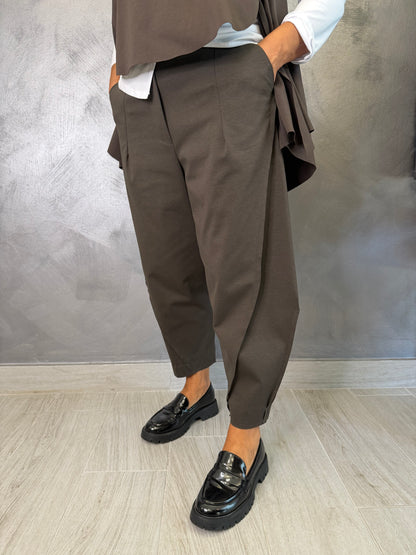 Pantalone Wendy Balloon Marrone