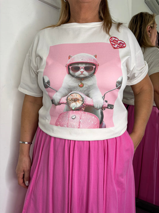 T-shirt Micio Vespa