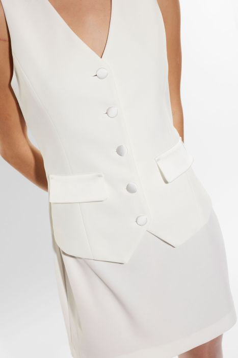 Mini Abito con gilet gonna a tubino
