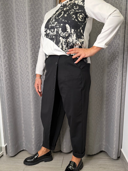 Pantalone 158C Asia Nero
