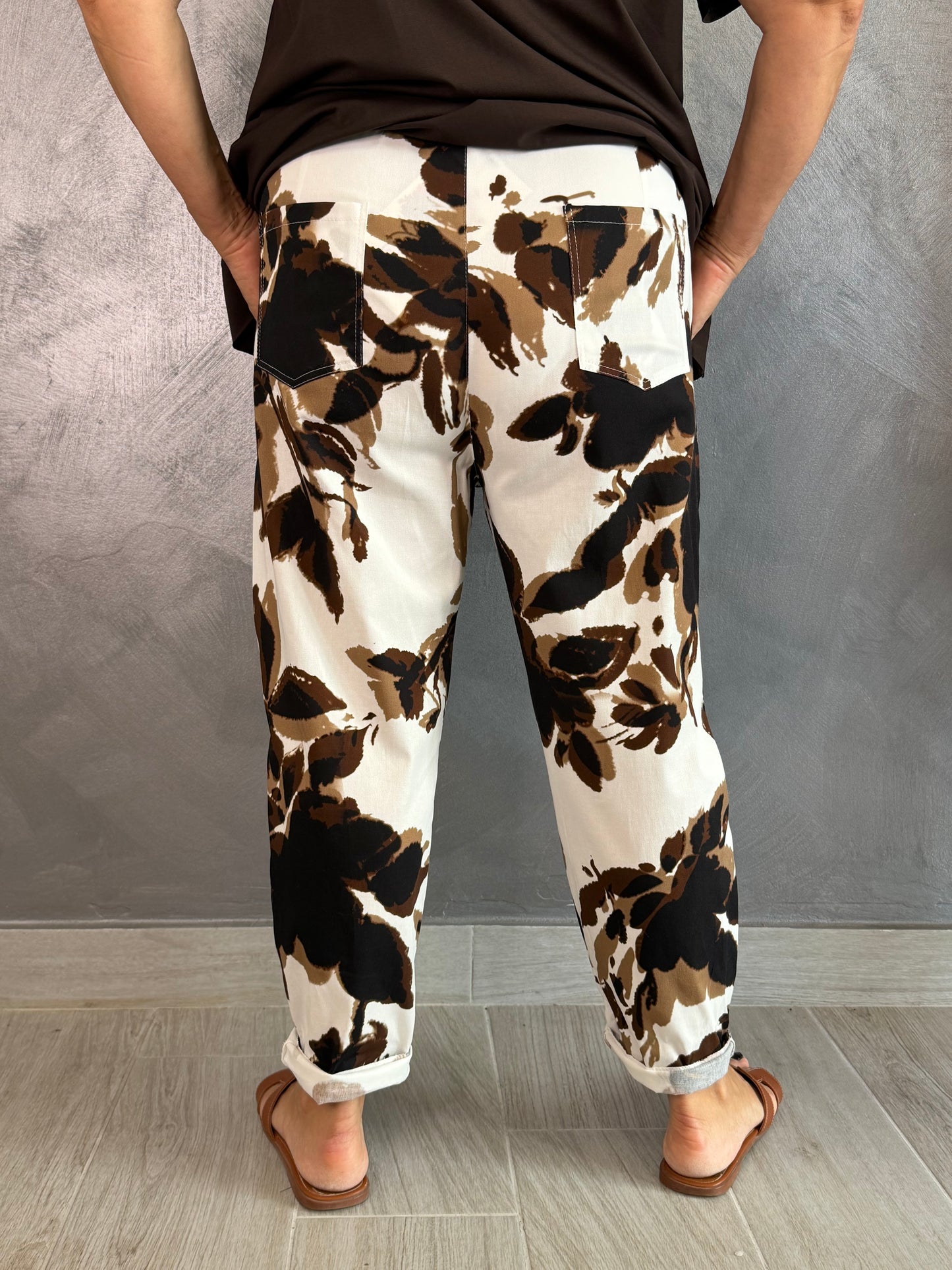 Pantalone 158C Elettra Marrone