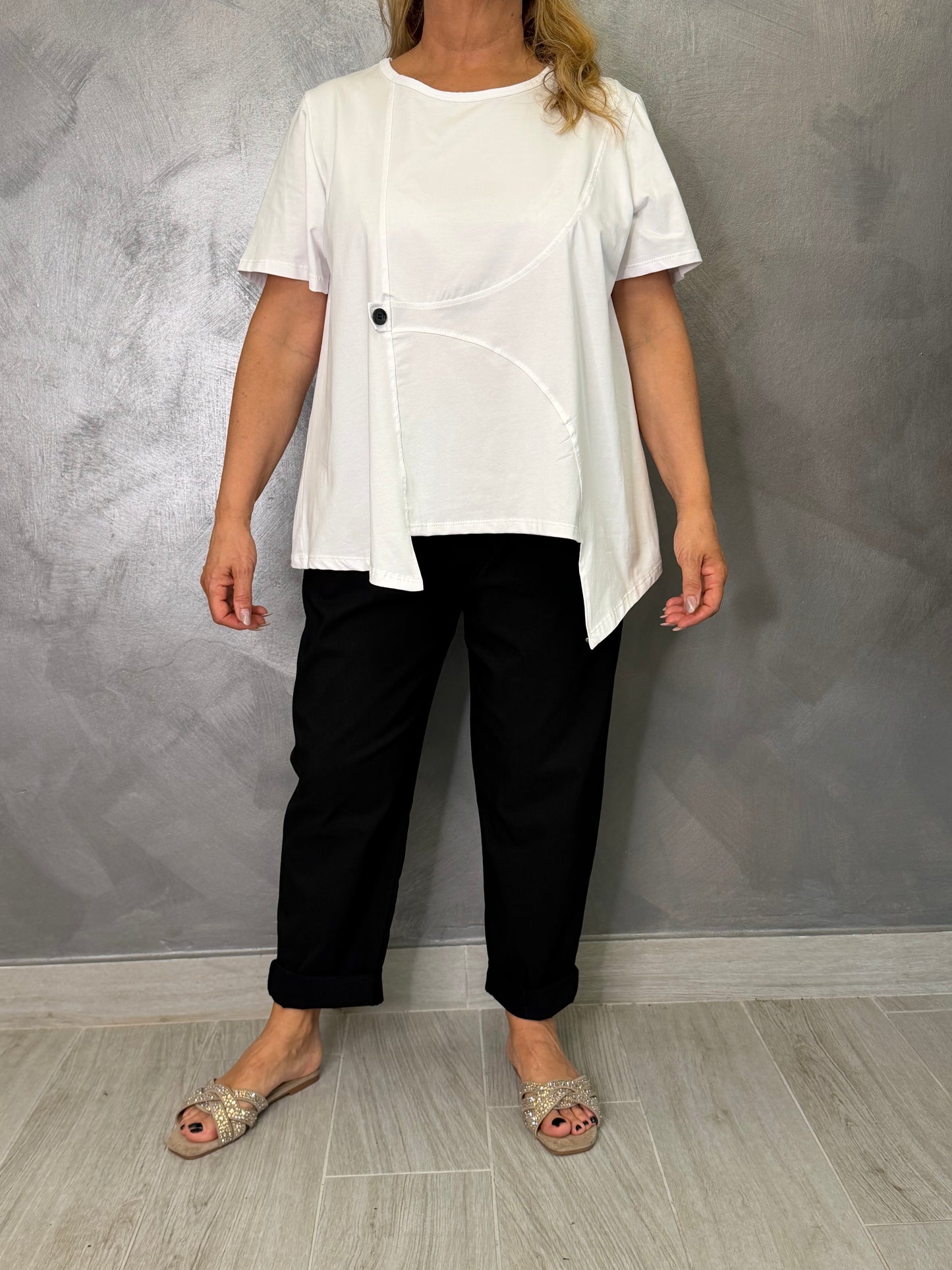 Maglia 158C Ambra Bianca