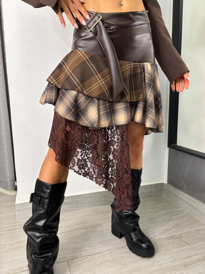 Gonna Qudri Marrone Vicolo