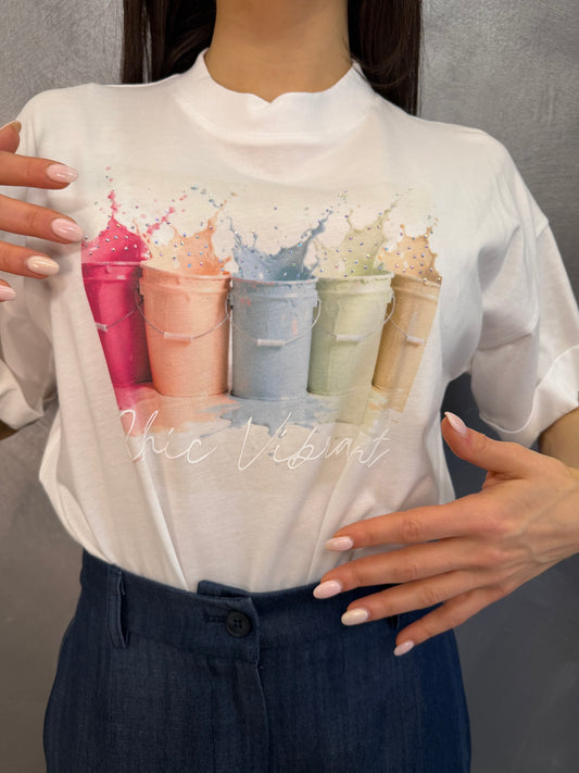 T-shirt Chic Vibrant Imperial
