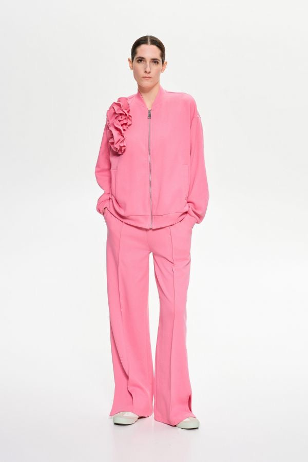 Felpa con Rose applicate ROSA