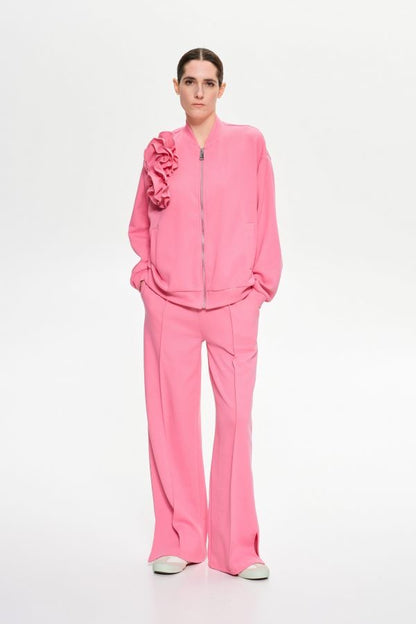 Felpa con Rose applicate ROSA