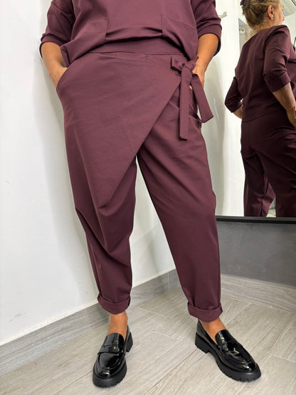 Pantalone Sun Pareo Burgundy