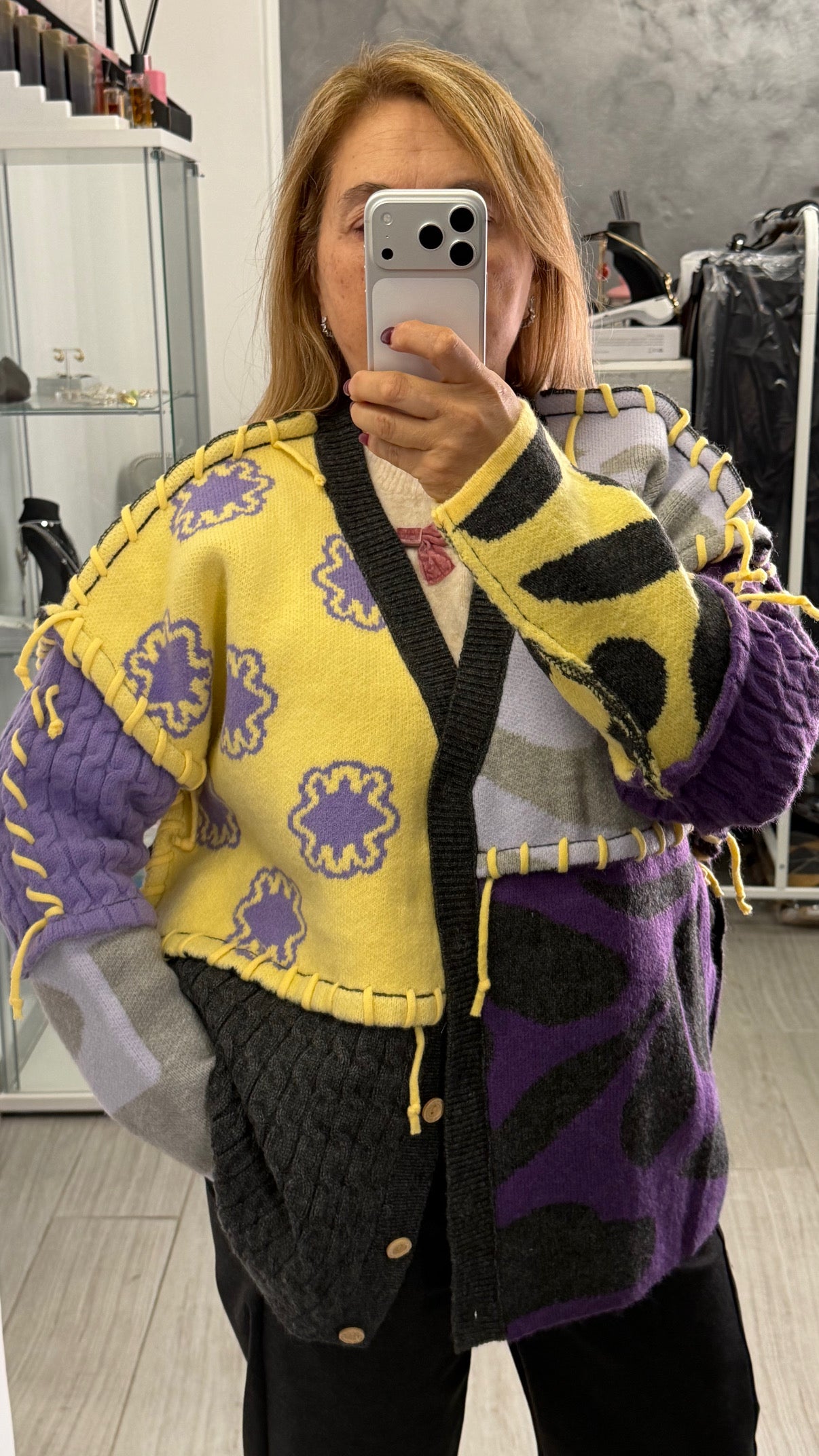 Cardigan Madacascar Grey