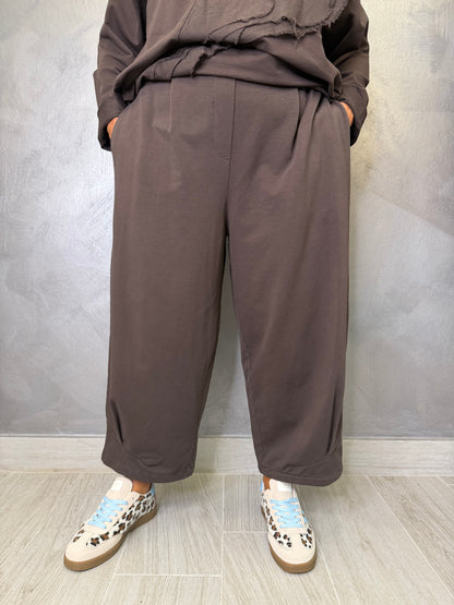 Pantalone Wendy Dalia Marrone