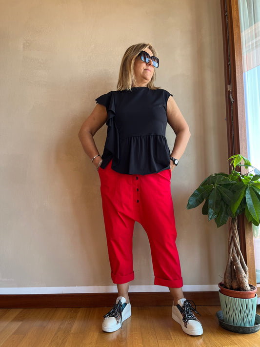 Pantalone Sun Pik Rosso