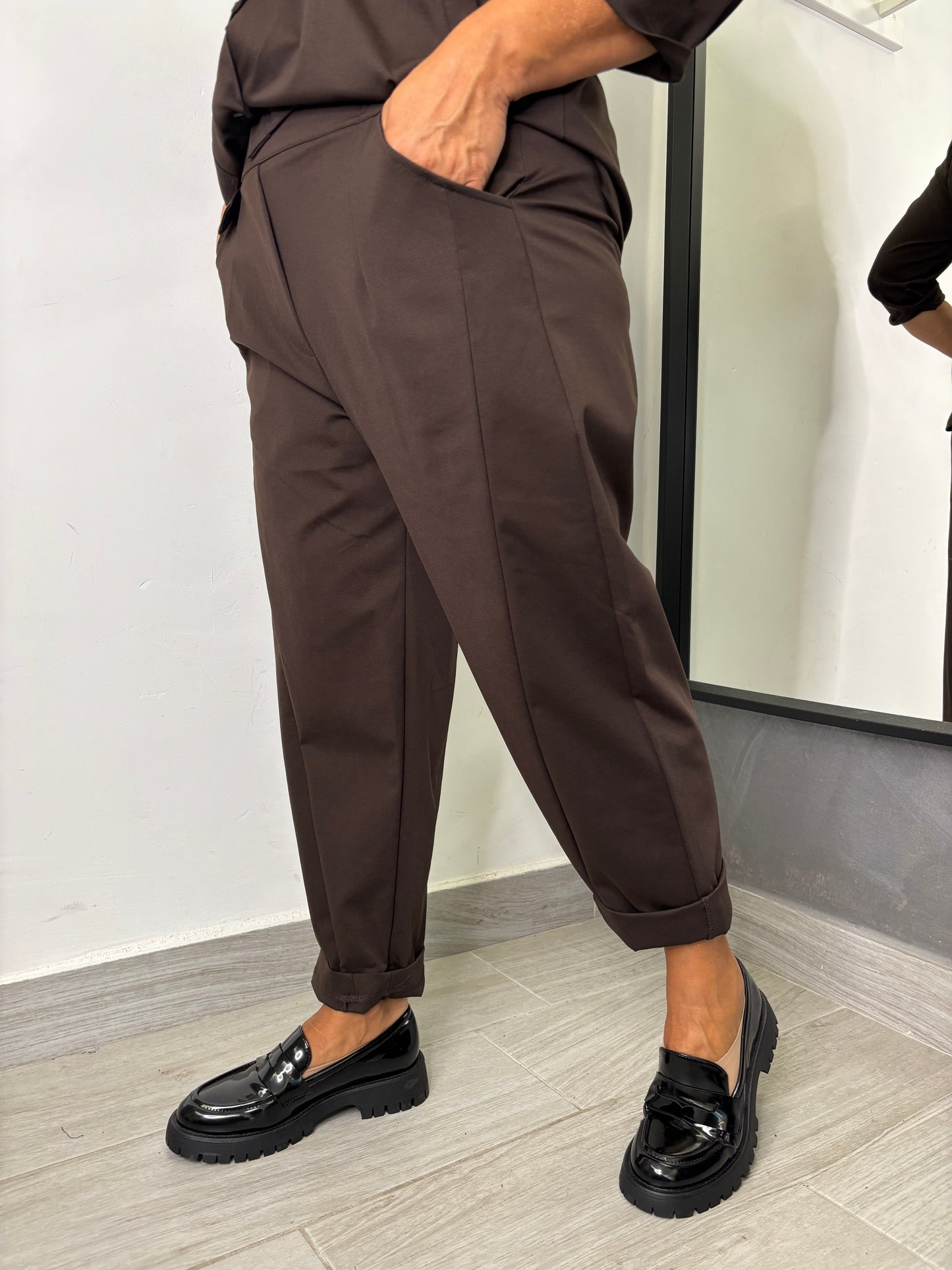Pantalone Sun Olivia Marrone