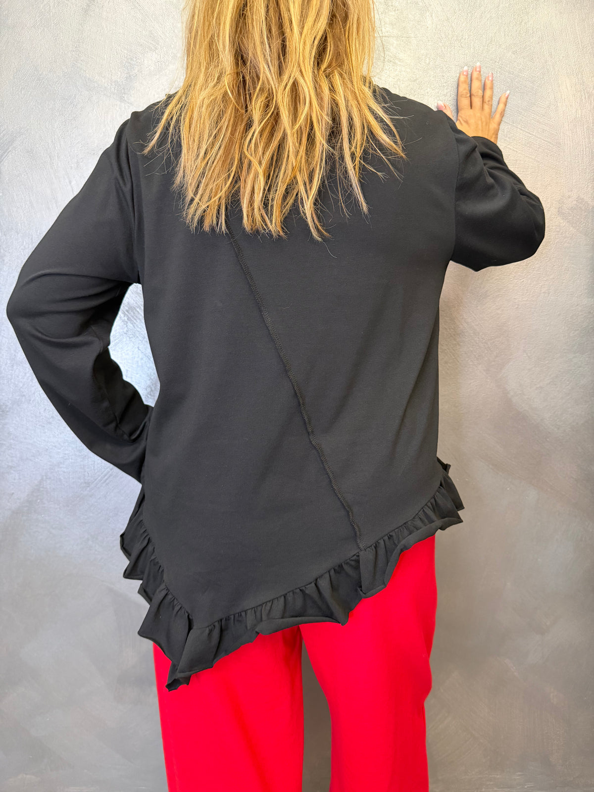 Maglia Aléa Uni Roches Nera