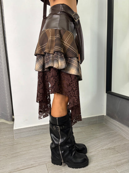 Gonna Qudri Marrone Vicolo