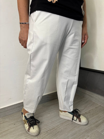 Pantalone Wendy Slim Bianco