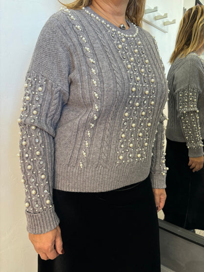 Maglione Perla Grigio