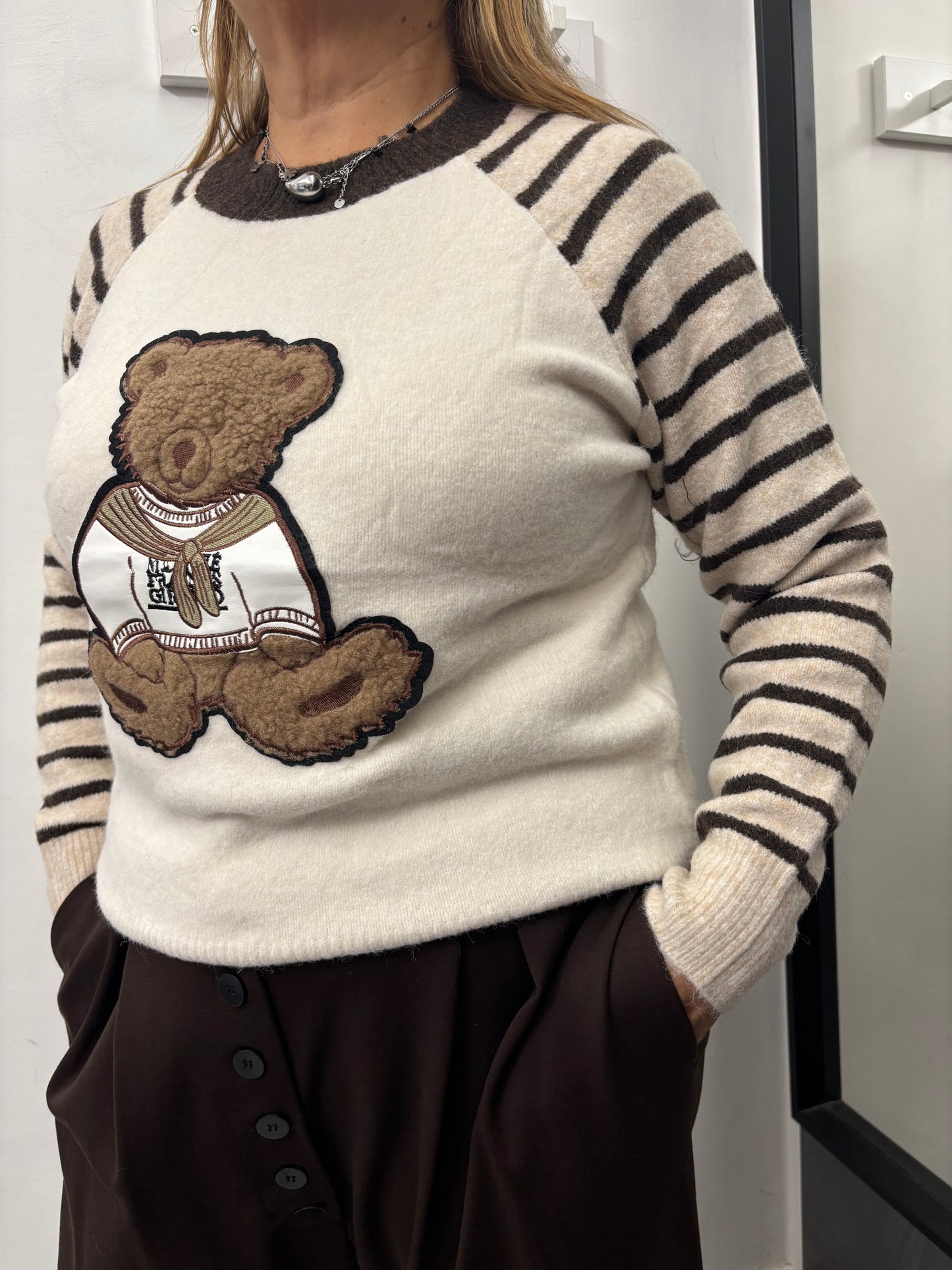 Maglione Burro Orsetto