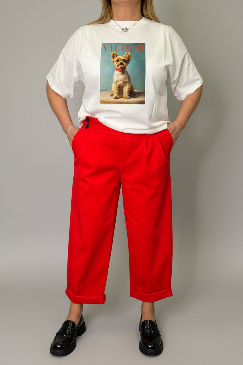 Pantalone Sun Jason Rosso