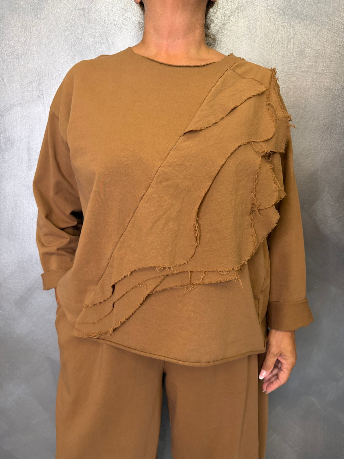 Felpa Wendy Dalia Camel