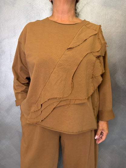 Felpa Wendy Dalia Camel