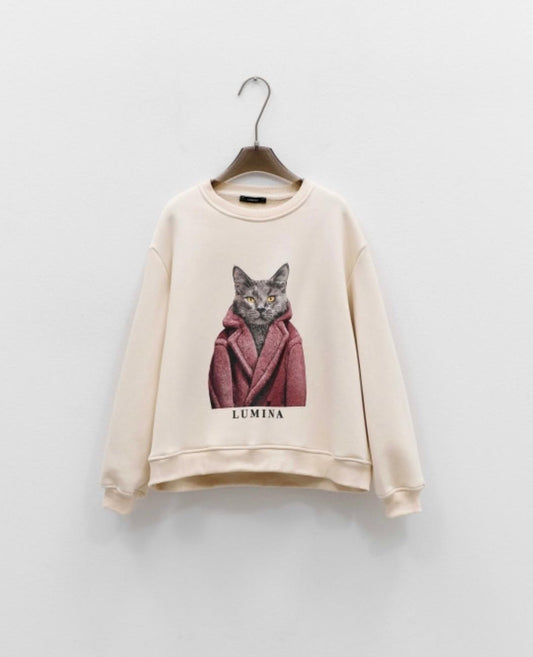 Felpa Cat Lumina Panna