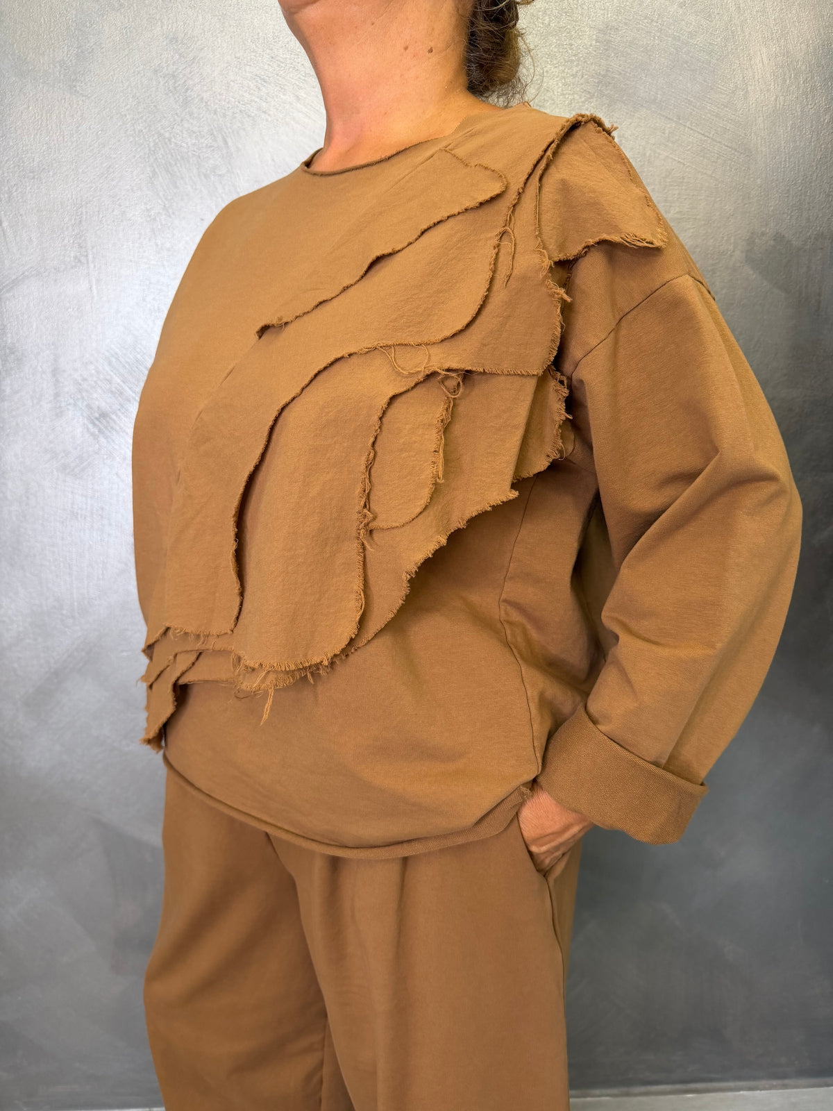 Felpa Wendy Dalia Camel