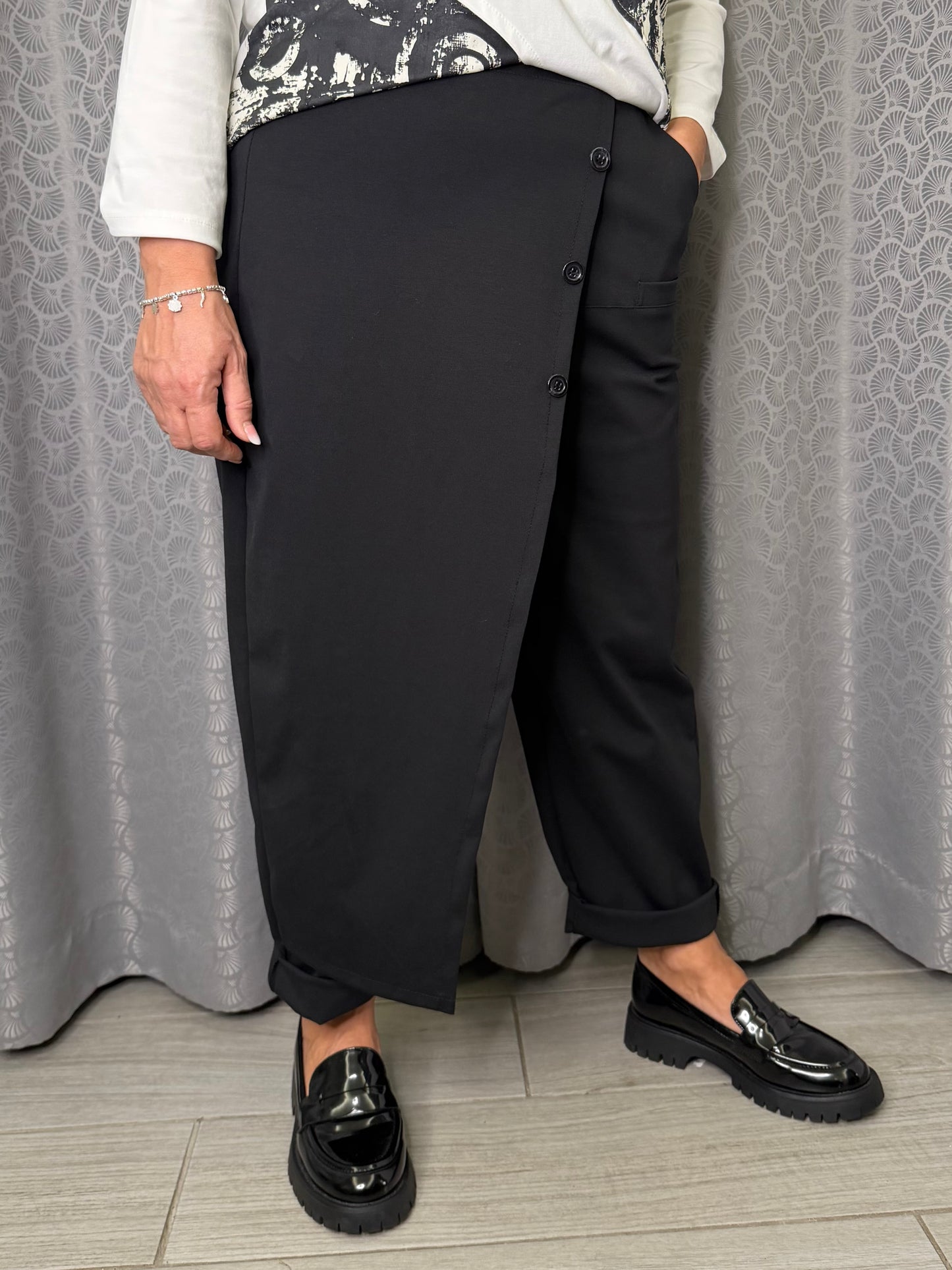 Pantalone 158C Asia Nero