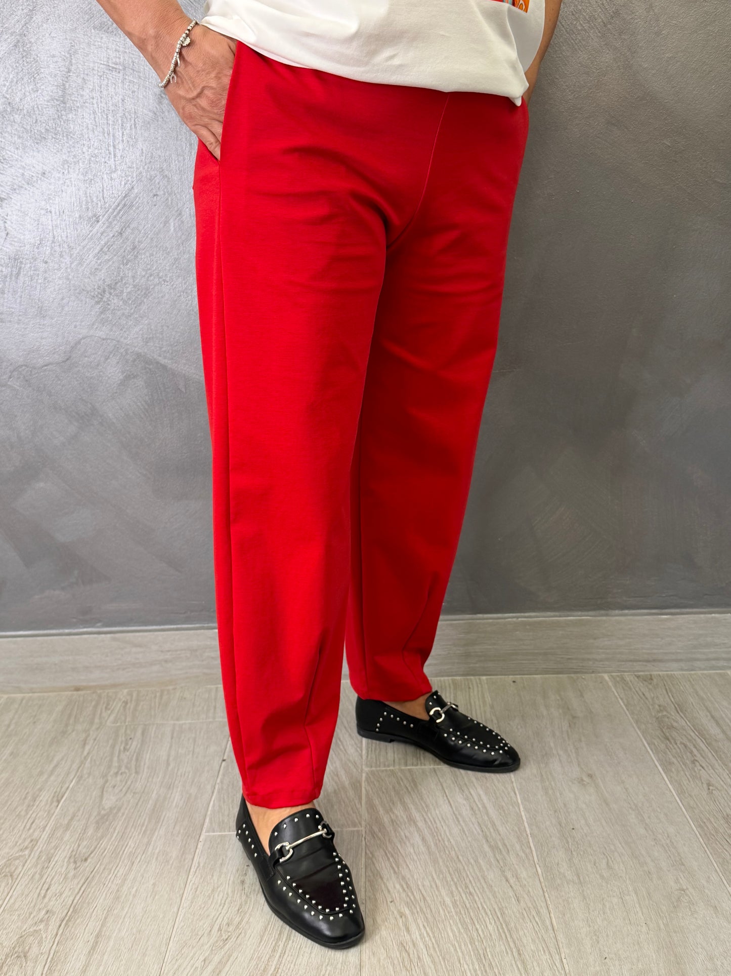 Pantalone Wendy Slim Rosso