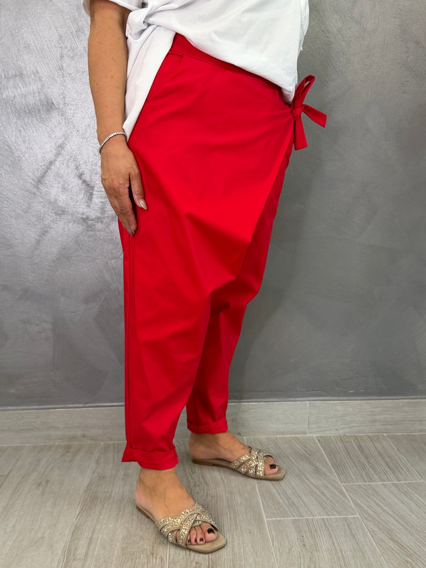 Pantalone Sun Pareo Summer Rosso