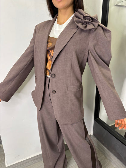 Giacca Nocciola Melange Imperial