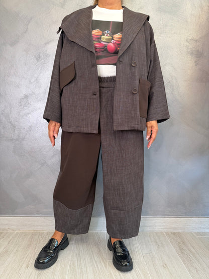 Pantalone Aléa Uni Mocha Marrone