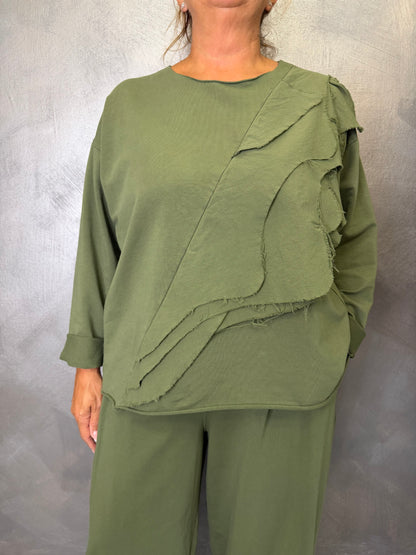 Felpa Wendy Dalia Verde