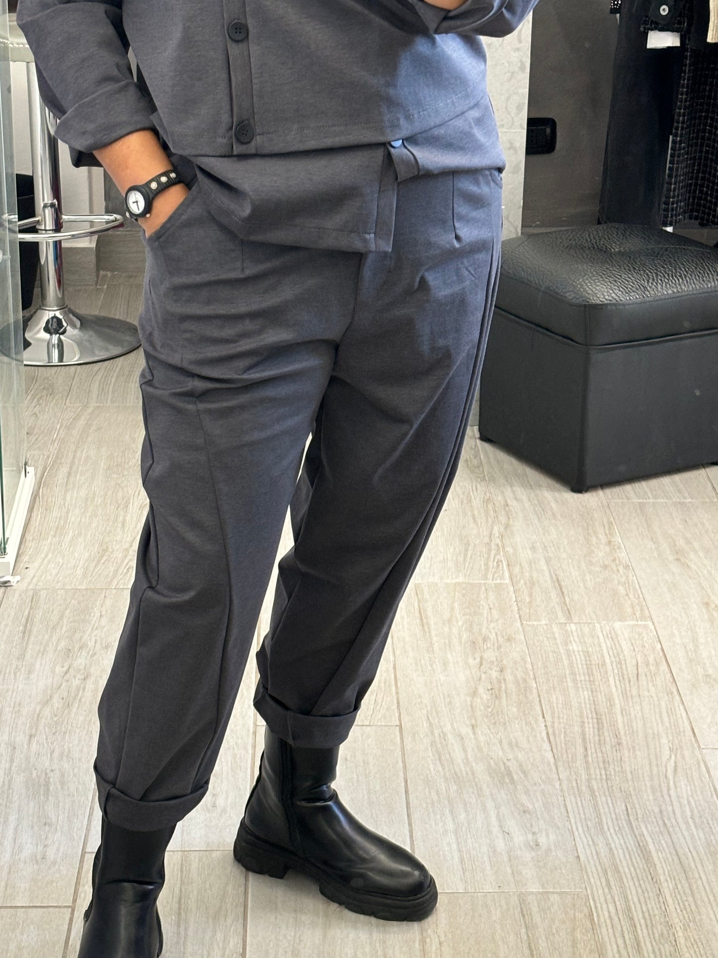 Pantalone Sun Olivia Grigio Fumo