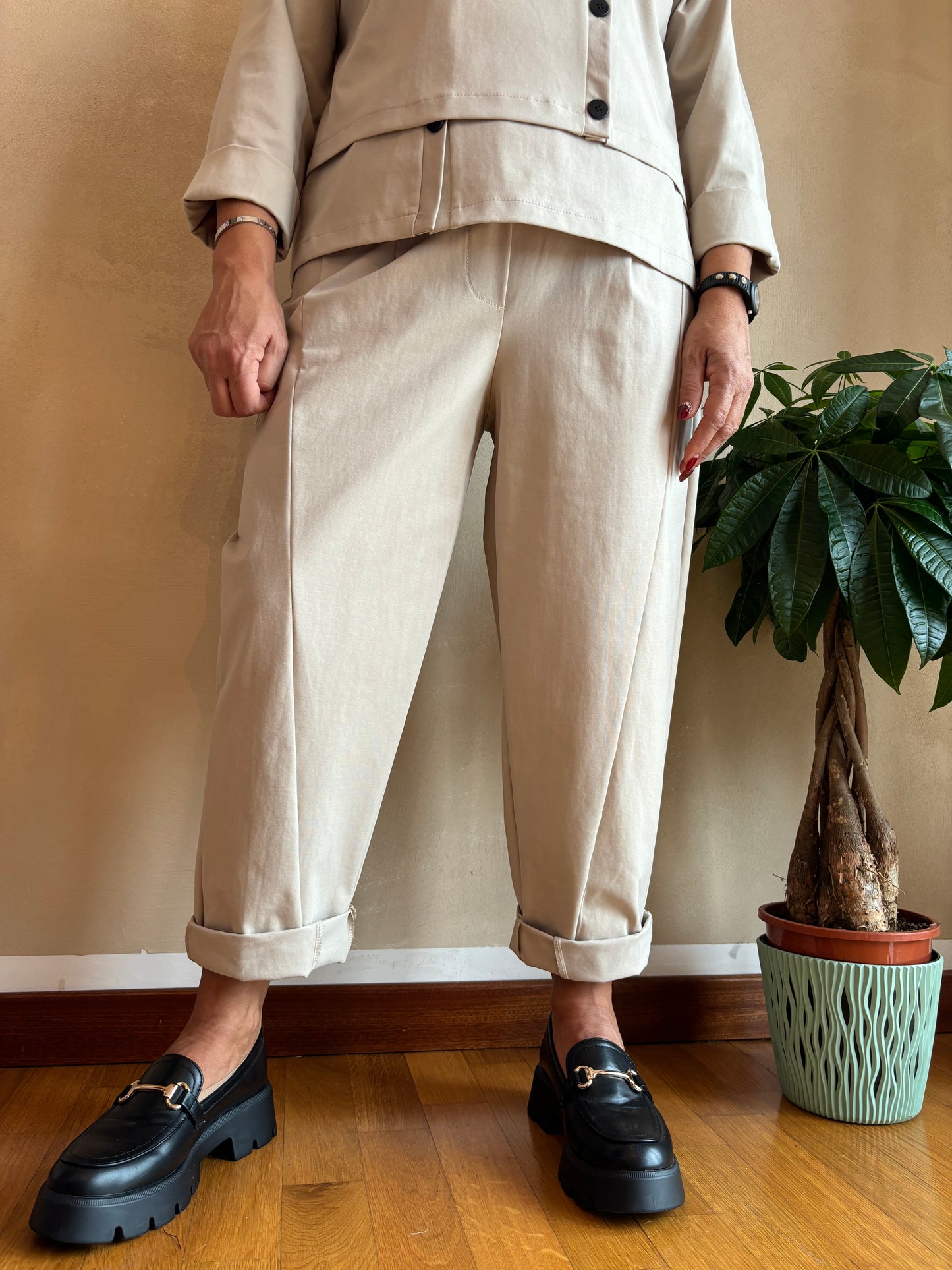 Pantalone Sun Olivia Ghiaccio