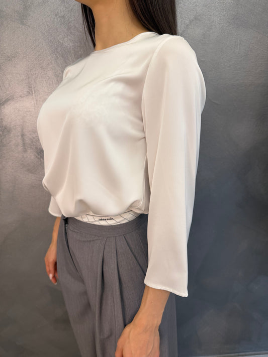 Camicia Saten White Imperial