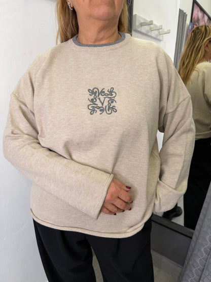Maglione Beige Vicolo