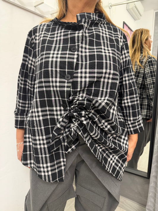 Camicia Wendy Clody Nera/Grigia