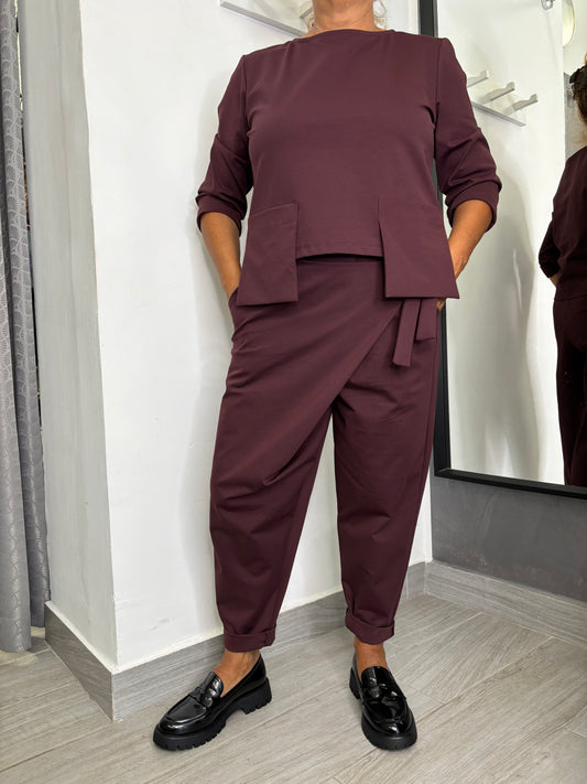 Pantalone Sun Pareo Burgundy