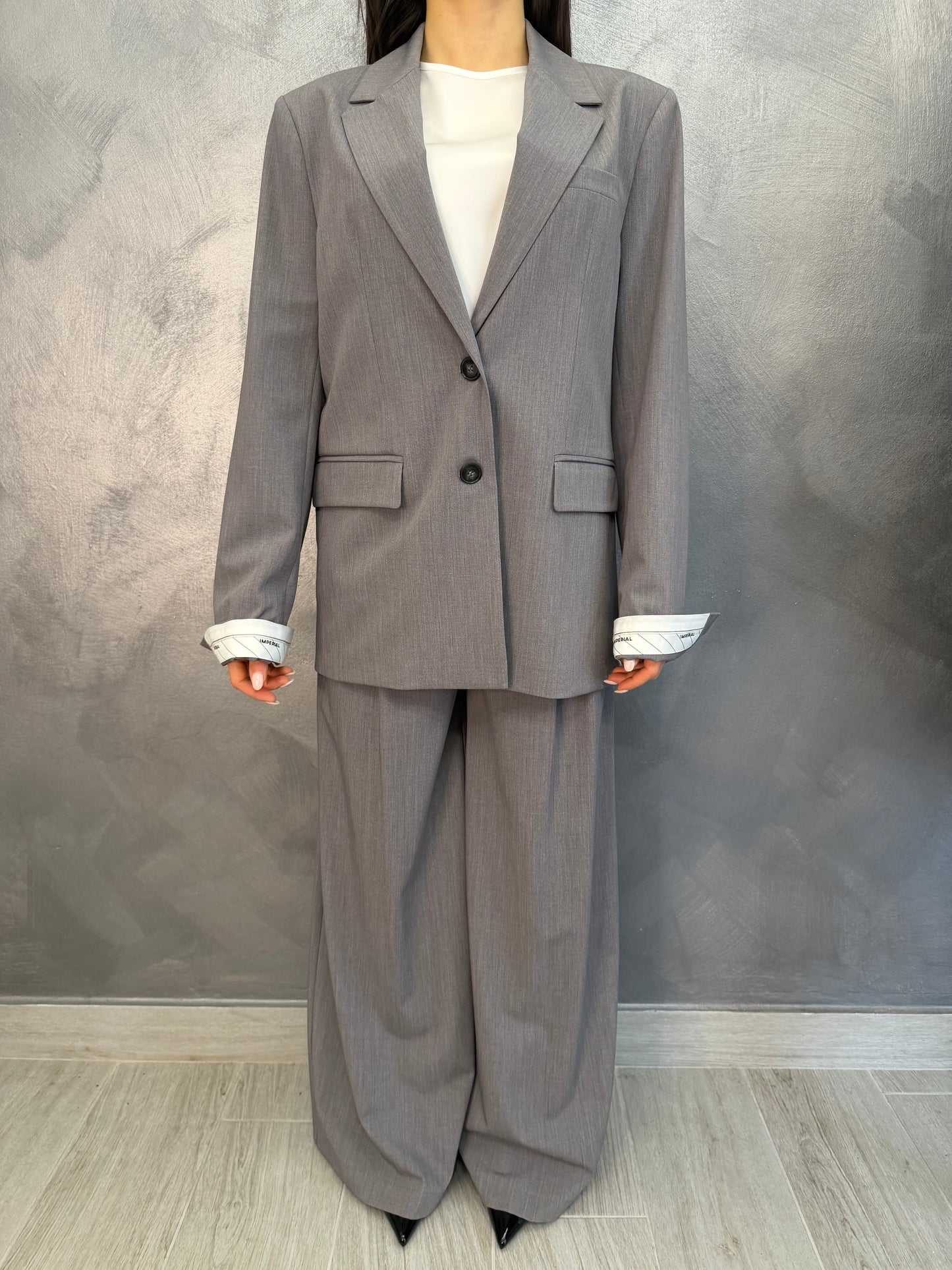 Giacca Grigio Chiaro Imperial
