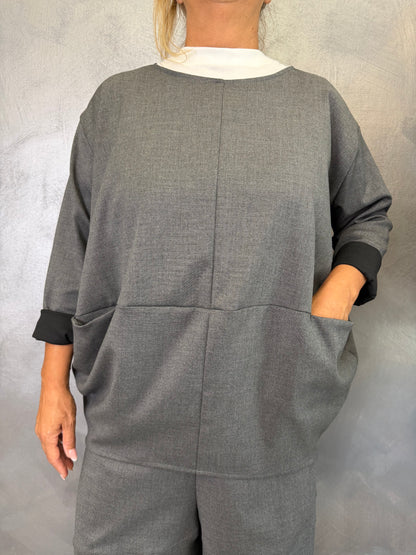 Blusa Wendy Tokyo Grigio