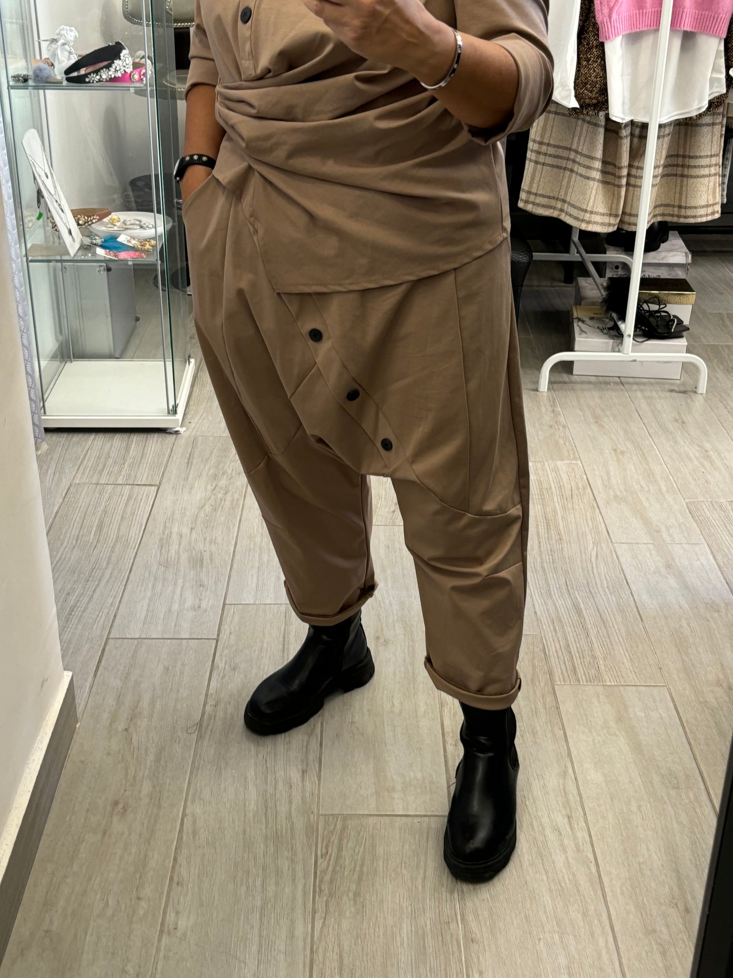 Pantalone Sun Andrew Beige Scuro