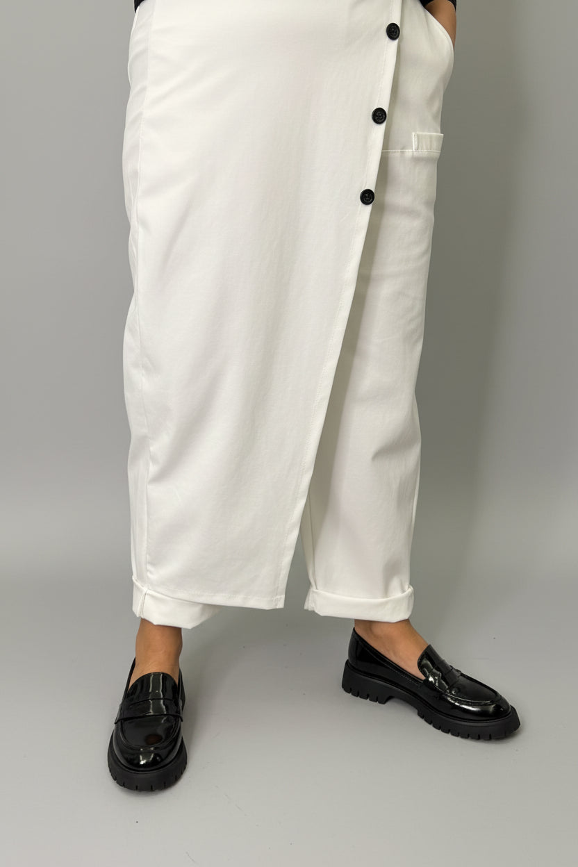 Pantalone 158C Asia Bianco