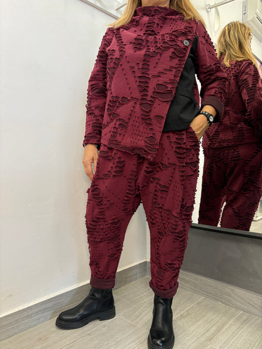 Pantalone Sun Adele Bordeaux
