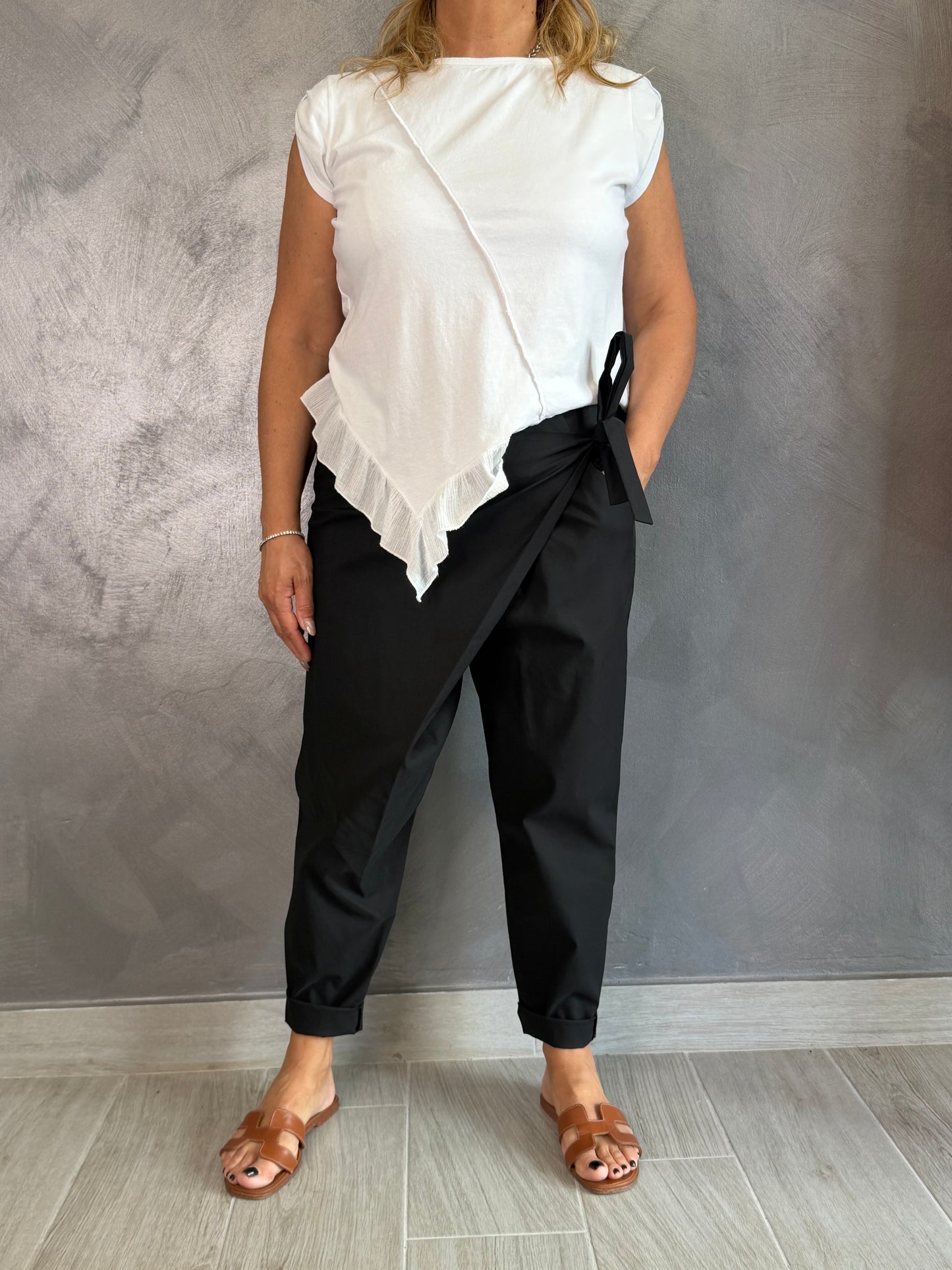 Pantalone Sun Pareo Summer Nero