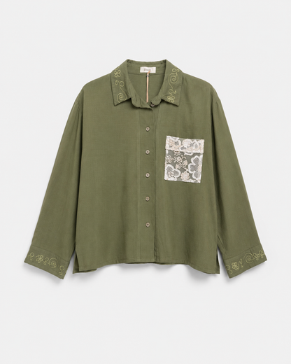 Camicia Emma Verde Militare