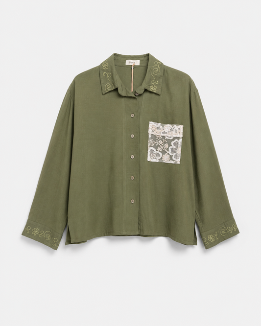 Camicia Emma Verde Militare