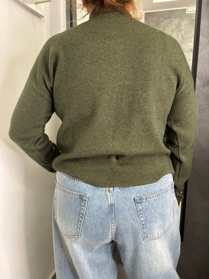 Maglione Perla Verde Militare