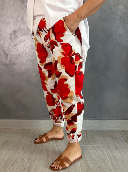 Pantalone 158C Elettra Rosso