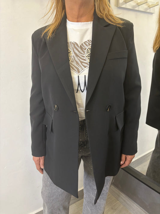 Blazer Doppio Petto Nera