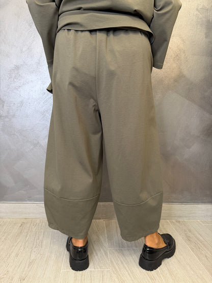 Pantalone Aléa Uni Bea Verde Militare