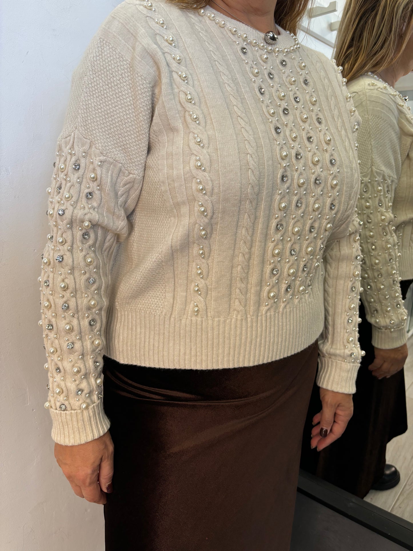 Maglione Perla Burro